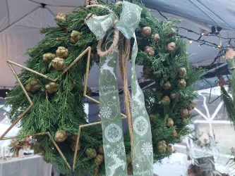 Weihnachtlicher Kranz (© Verein SÜW Annweiler e.V.)