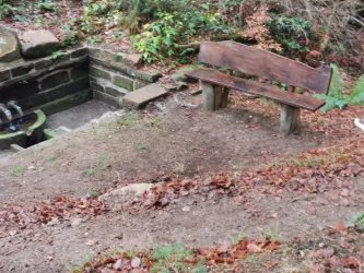 Sitzbank am Wassertalbrunnen