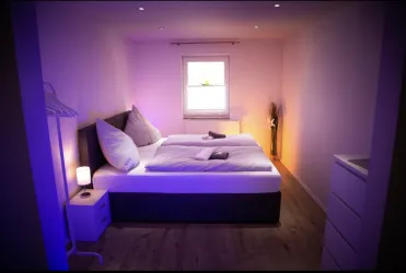 Schlafzimmer, Winetime Apartements Bellheim