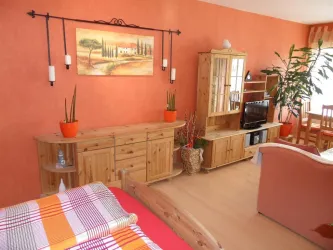 11 Wohnzimmer vom Flur aus