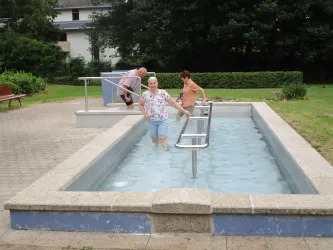 Kneippsche Wassertretanlage (© Helga Fuhrmann)