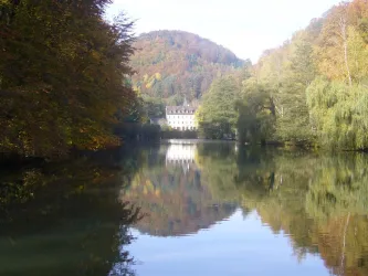 Ententeich mit Blick auf Petronell (© Helga Fuhrmann)