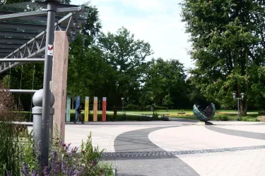 Kurpark Eingang (© Tourismusverein SÜW Bad Bergzabern e.V.)
