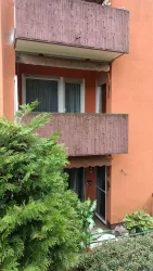Balkon von außen