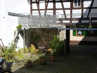 Balkon der großen Fewo