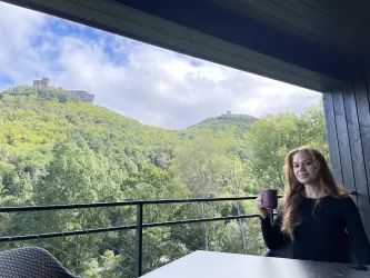 Terrasse (© Jugendstilhotel Trifels)