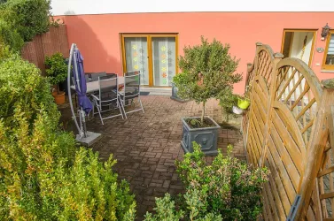 Terrasse der Fewo im EG