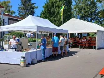 Ausschankstation beim Winzer