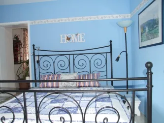 Blaues-Zimmer als Doppelzimmer eingerichtet