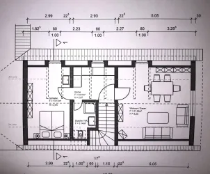 Umriss Ferienwohnung (© Weingut Stefan Meyer)
