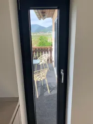 Balkon vor der Küche