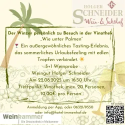 Vorankündigung (© Ortsvinothek Weinkammer)
