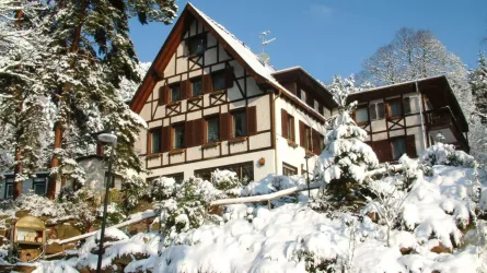 Hotel im Schnee
