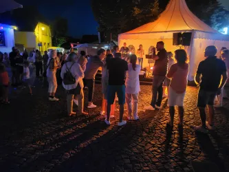 Abendstimmung Kerwe Essingen