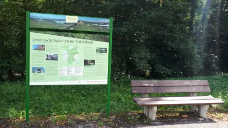 Tafel Sehenswürdigkeiten im Trifelsland (© Verein SÜW Annweiler e.V.)