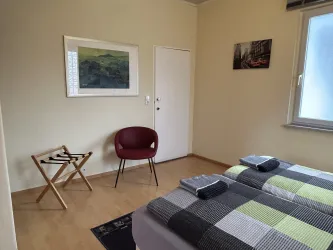 im Schlafzimmer