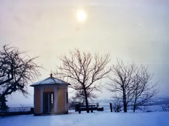 König Ludwig Pavillion im Winter