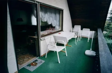 überdachter Balkon für Raucher