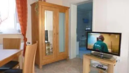 Flachbildschirm mit Sat-Reciever