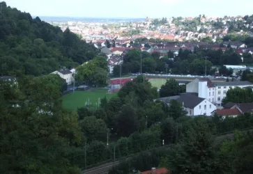 Blick vom Balkon