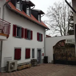 Blick auf Fewo Rustika