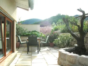 Terrasse mit Schlossblick