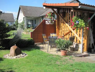 Garten mit Sitzecke