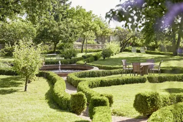 Der Barockgarten (© Herrenhaus Barthelemy Bollen)