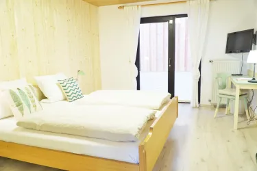 Doppelbett Zimmer 2 (© Landgasthof Zickler)