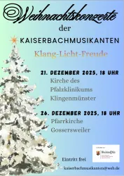 Plakat (© Kaiserbachmusikanten)