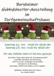 Flyer Bornheimer Hobbykünstler-Ausstellung