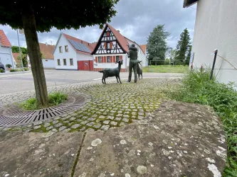 Ziegenhirte mit Ziegen Bornheim (3)