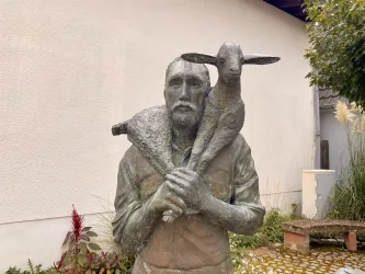 Ziegenhirte mit Ziegen Bornheim (2)