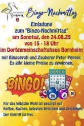 Plakat Bingo Nachmittag