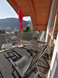 Balkon - Adlerhorst-Suite (© Hotel Am Hirschhorn)