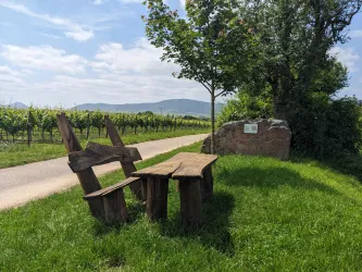 Rastplatz am Gedenkstein Wüstung Bussingen