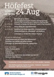 Höfefest_Programm