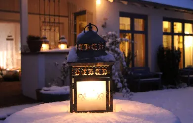 Winter im Rosengarten (© No. 31 – Bed & Breakfast im Rosengarten)