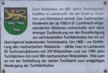 Gedenktafel Untermühle - Fabrikstraße