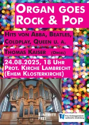 Organ goes Rock & Pop - Orgelkonzert