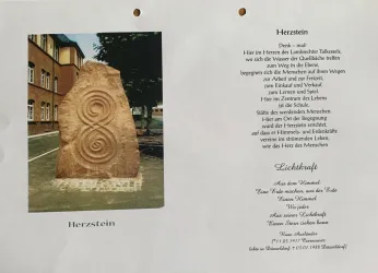 Infotafel Herzstein - Lambrecht (Pfalz)