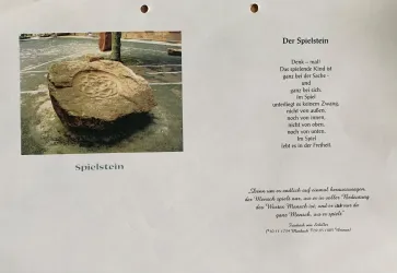 Infotafel - Spielstein - Lambrecht (Pfalz)