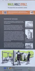 Saladin u. die Tuchmacher-Infotafel 1