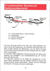 Lambrechter Steinbruch-Sektorenübersicht