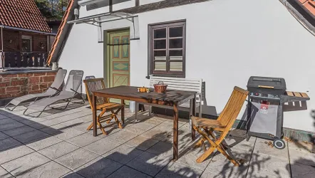 Terrasse Ferienhaus Lindelbrunn1 (© Andreas Becker)
