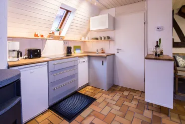 Küchenzeile Ferienhaus Lindelbrunn (© Andreas Becker)