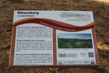 Infotafel am Rötzenberg (© Thomas Funck)