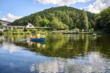 Ruderbootverleih am Eiswoog (© Donnersberg-Touristik-Verband e.V., Florian Trykowksi)