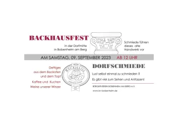Flyer (© Bürgerverein Bobenheim/Bg.)