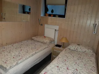 Schlafzimmer (© Ferienwohnung Hohenberg)